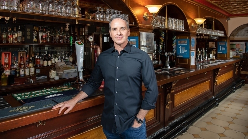 Sacha Lord in the Pub